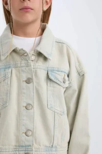 DeFacto denim Jacket Girls' - Image 5