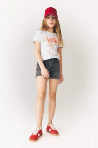 DeFacto Ripped Detailed Cotton Jean Shorts Girl - Image 3