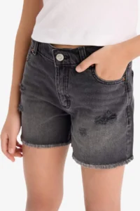 DeFacto Ripped Detailed Cotton Jean Shorts Girl - Image 8