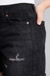 DeFacto Ripped Detailed Cotton Shorts Girls' - Image 5