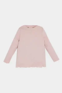 DeFacto D7252 Baby Girl 2-Piece Set Floral Corduroy Camisole Long Sleeve Basic T-Shirt Dress - Image 2