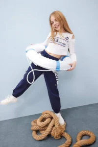 DeFacto Parachute Cargo Jogger Leg Cotton Trousers Girls 25SP - Image 2