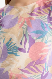 DeFacto Patterned Crew Neck Sleeveless Blouse Girl - Image 5