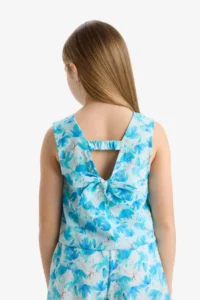 DeFacto Patterned Sleeveless Blouse Girls' - Image 5