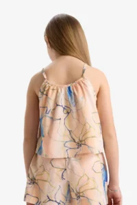 DeFacto Patterned Sleeveless Blouse Girls' - Image 5