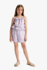DeFacto Patterned Sleeveless Blouse Girls' - Image 2