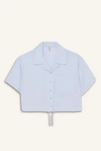 DeFacto Cropped Fit Short Sleeve Shirt Girls - Image 7