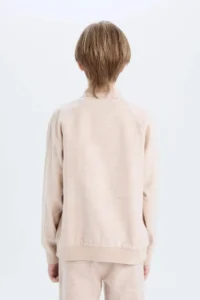DeFacto College Yaka Bomber Jacket Jacket Boys' - Image 8