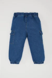 DeFacto Elastic Banded Leg Jean Trousers for Baby Boy - Image 5