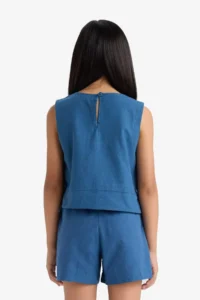 DeFacto Sleeveless Blouse Girls' - Image 6