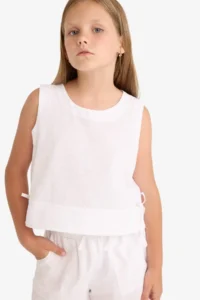 DeFacto Sleeveless Blouse Girls' - Image 4