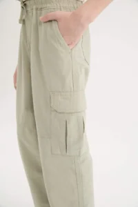 DeFacto Loose Fit Standard Leg Seersucker Textured Trousers Boy - Image 5