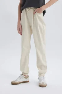 DeFacto Jogger Fit Standard Leg Gabardine Trousers Boy - Image 5