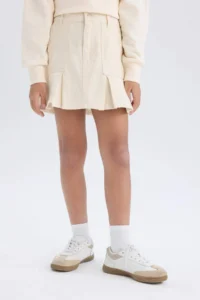 DeFacto Gabardine Skirt Girls' - Image 4