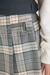 DeFacto Checkered Pleated Skirt Girls' - Image 5