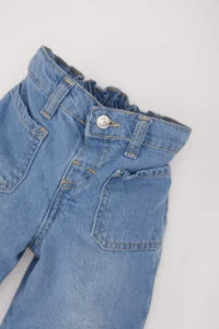 DeFacto Wide Leg Wide Leg Jean Pants Baby Girl - Image 3