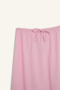 DeFacto A-Line Normal Waist Linen Blend Maxi Skirt - Image 8