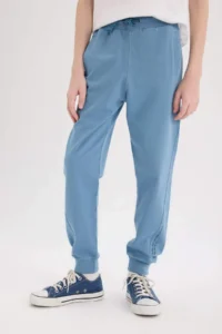 DeFacto Elastic Waist Printed Jogger Sweatpants Boy - Image 5