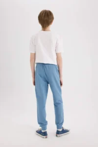 DeFacto Elastic Waist Printed Jogger Sweatpants Boy - Image 7