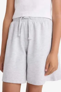 DeFacto Relax Fit Basic Straight Shorts with Elastic Waist Girl - Image 4