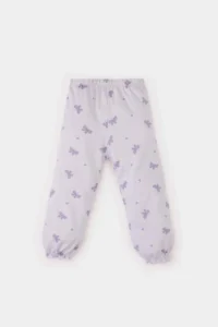 DeFacto Baby Girl Pajama Set Combed Cotton Butterfly Patterned Long Sleeve Top with Elastic Waist Long Bottom D9074a5 - Image 5