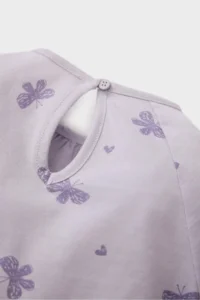 DeFacto Baby Girl Pajama Set Combed Cotton Butterfly Patterned Long Sleeve Top with Elastic Waist Long Bottom D9074a5 - Image 7