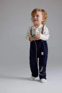 DeFacto Baby Boy Set of 2 Suspenders Trousers
