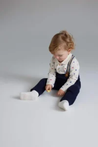 DeFacto Baby Boy Set of 2 Suspenders Trousers - Image 3