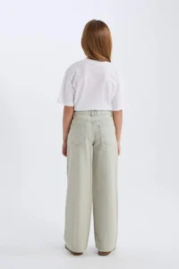 DeFacto Light Blue Girls' Jeans Pants D9128A8/NM39 - Image 6