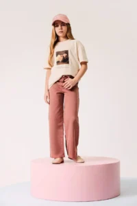 DeFacto Wide Leg Wide Leg Cotton Trousers Girl