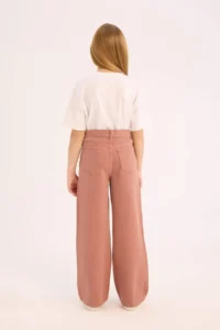 DeFacto Wide Leg Wide Leg Cotton Trousers Girl - Image 5
