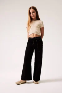 DeFacto Wide Leg Wide Leg Cotton Trousers Girl - Image 2
