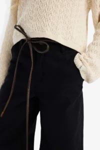DeFacto Wide Leg Wide Leg Cotton Trousers Girl - Image 7