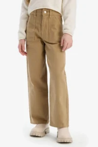 DeFacto Wide Leg Wide Leg Cotton Trousers Girl - Image 5
