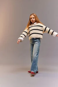 DeFacto Wide Leg Wide Leg Jean Trousers Girl