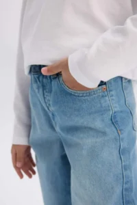 DeFacto Wide Leg Wide Leg Jean Trousers Girl - Image 6