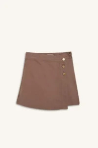DeFacto Gabardine Shorts Skirt Girls' - Image 8