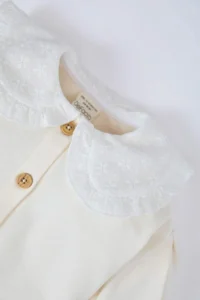 DeFacto Baby Girl Lace Collar buttoned Cardigan - Image 2