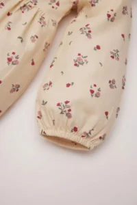DeFacto Baby Girl Floral Long Sleeve Twill Dress - Image 3
