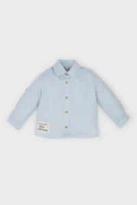 DeFacto Jacquard Long Sleeve Shirt Baby Size