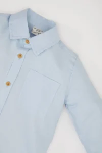 DeFacto Jacquard Long Sleeve Shirt Baby Size - Image 2