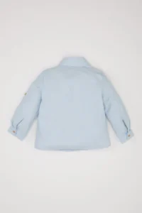 DeFacto Jacquard Long Sleeve Shirt Baby Size - Image 4