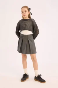 DeFacto Pleated Skirt Girls' - Image 4