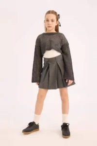 DeFacto Pleated Skirt Girls' - Image 5