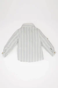 DeFacto Striped Long Sleeve Shirt Baby Size - Image 4