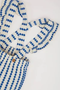 DeFacto Baby Girl Patterned Pocket Suspender Trousers - Image 2