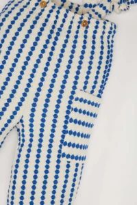 DeFacto Baby Girl Patterned Pocket Suspender Trousers - Image 3