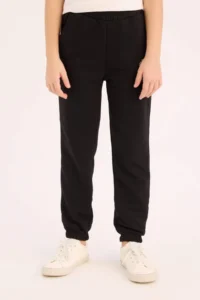 DeFacto Girl's Elastic Waist Printed Jogger Sweatpants 25SP - Image 4