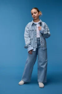DeFacto Cotton denim Jacket Girls' - Image 2