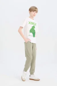 DeFacto Printed Sweatpants with Elastic Waist Boy - Image 4